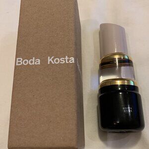 Kosta Boda-THE LIPSTICK IN SOFT PINK- Sculpture by Åsa Jungnelius HAND PAINTED